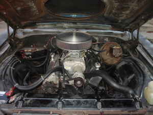 Illustration for article titled Nice Price Or Crack Pipe: Evil, Primered, Weiand-Blown '72 Chevelle Wagon For $7,000?